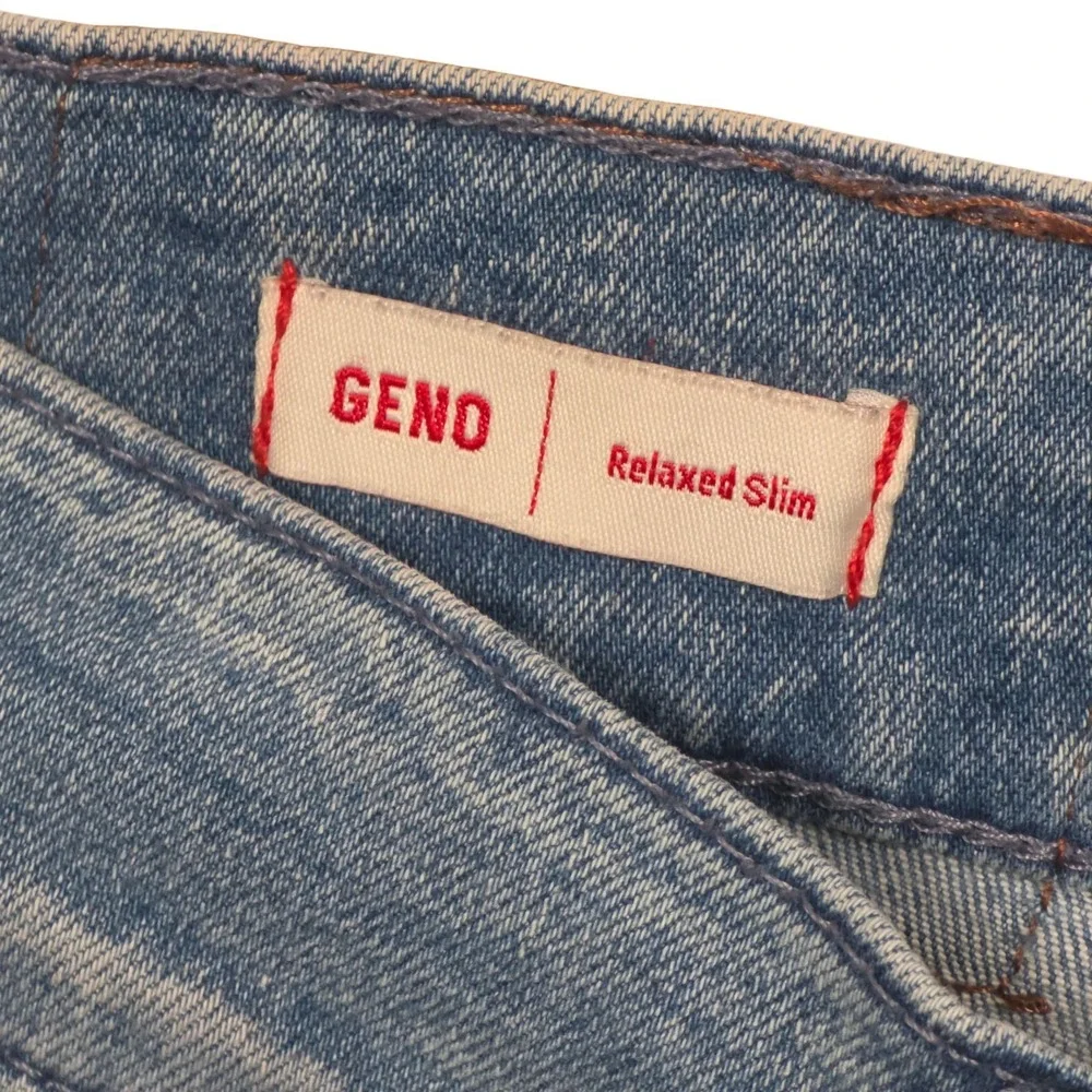True Religion Geno Relaxed Slim Moto Biker Jeans Mens 31‎ Acid Wash Stretch Blue